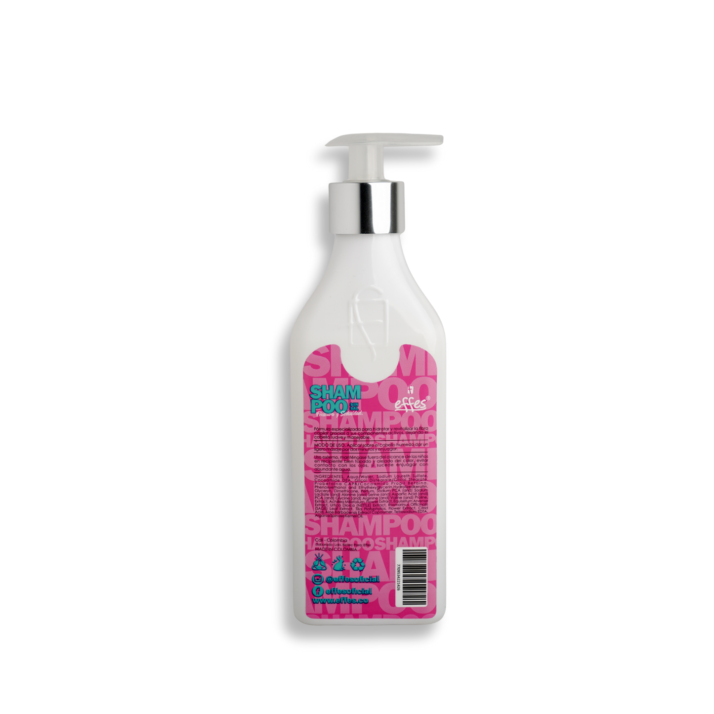 Shampoo Sin Sal Effes® – Limpieza Profunda y Crecimiento 300ml