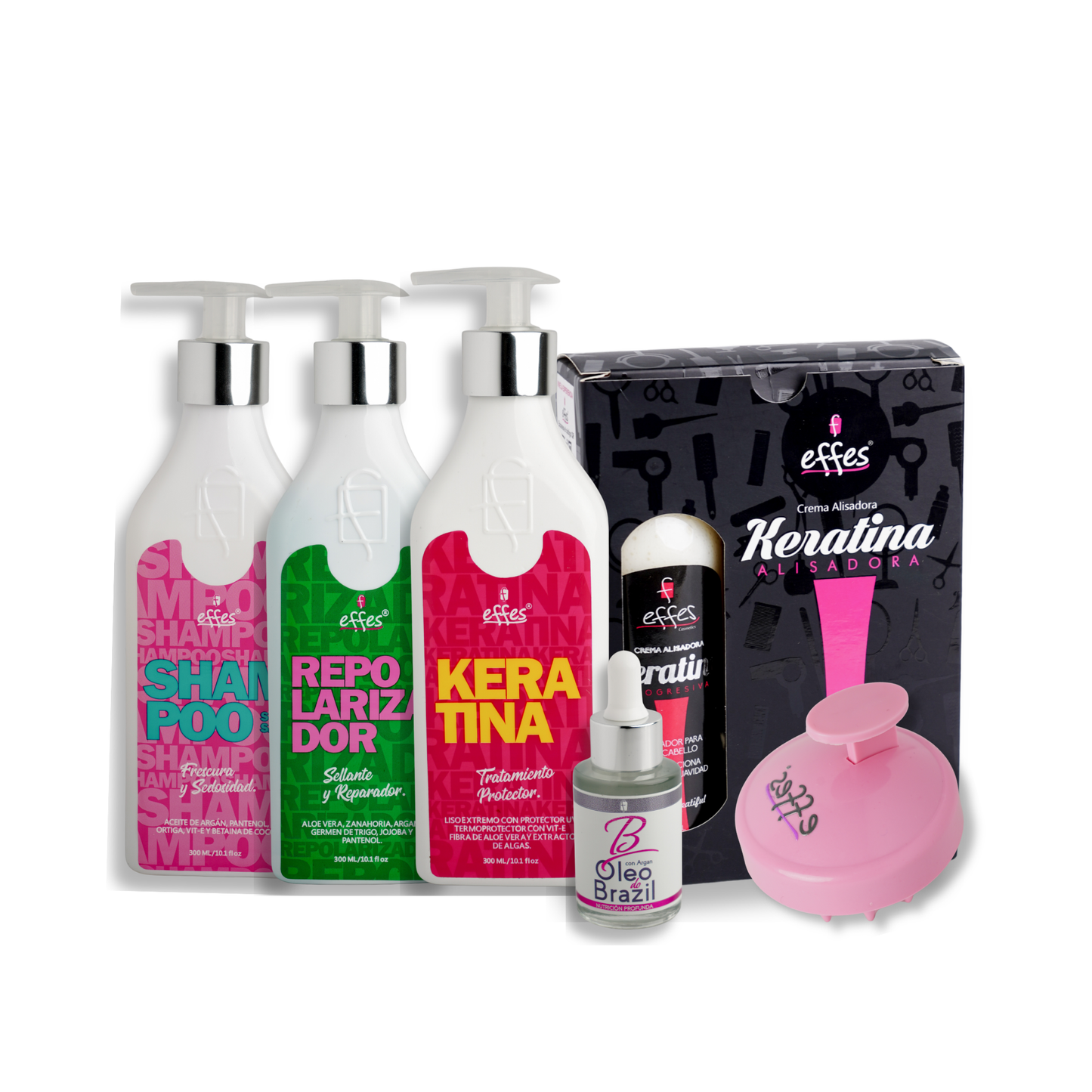 Kit Keratina x120 ml + Liso Perfecto Effes – Tratamiento Completo de Alisado