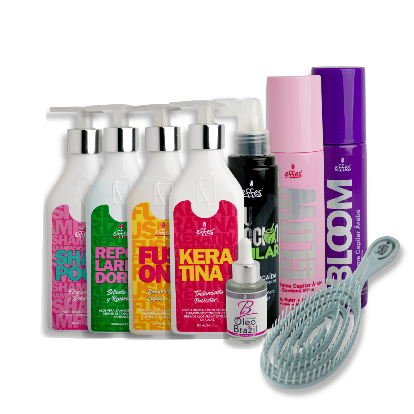 Kit Effes Premium Tratamiento Capilar Completo + Perfumes Capilares