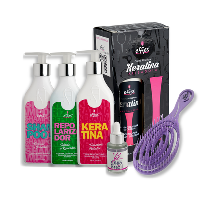 Kit Keratina Effes X500ml + Liso Perfecto – Tratamiento Capilar Completo
