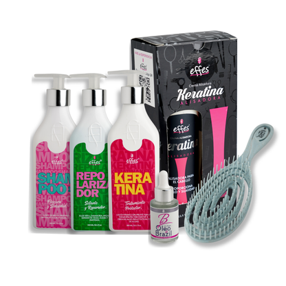 Kit Keratina Effes X500ml + Liso Perfecto – Tratamiento Capilar Completo