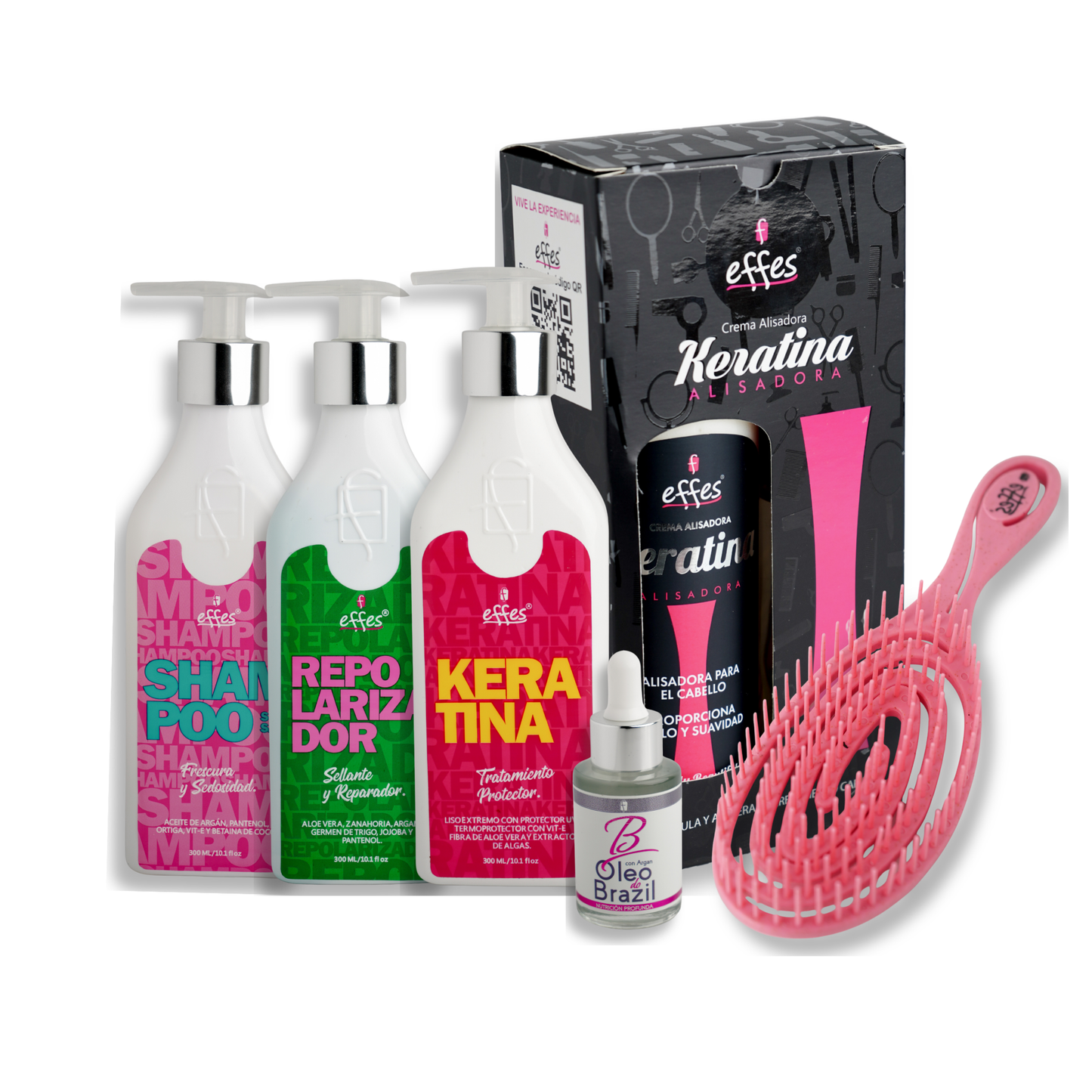 Kit Keratina Effes X500ml + Liso Perfecto – Tratamiento Capilar Completo