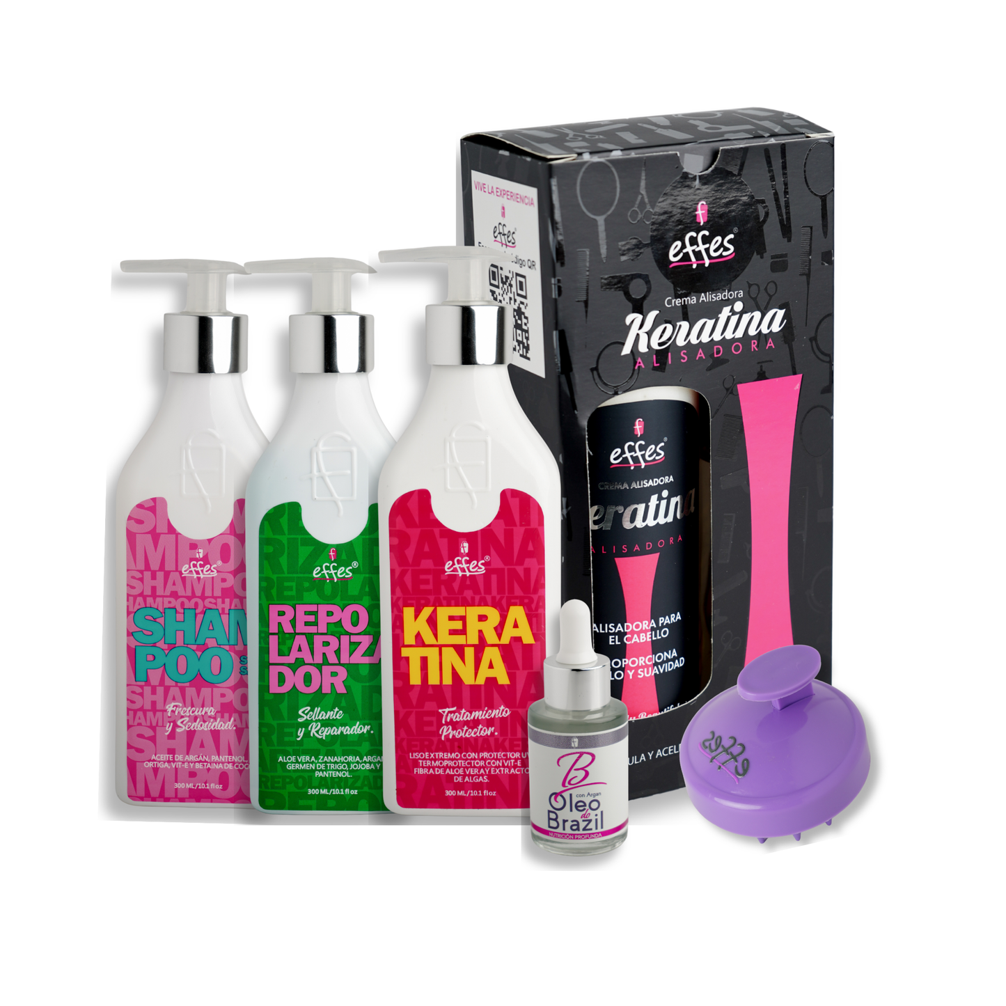 Kit Keratina Effes X500ml + Liso Perfecto – Tratamiento Capilar Completo