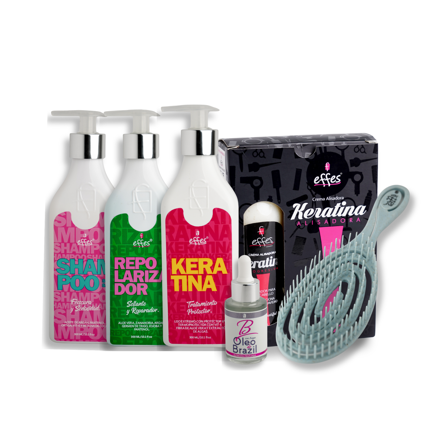 Kit Keratina x120 ml + Liso Perfecto Effes – Tratamiento Completo de Alisado