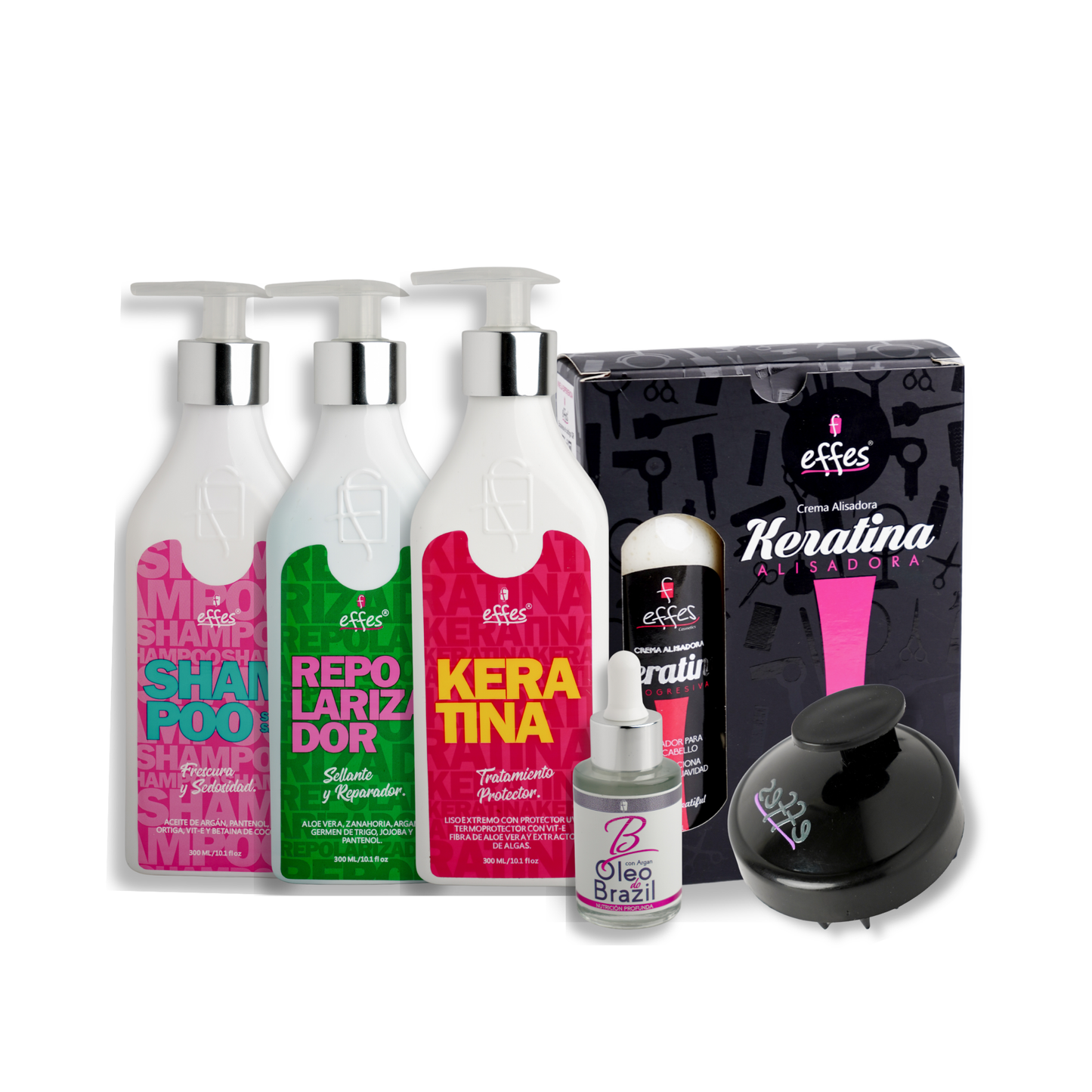 Kit Keratina x120 ml + Liso Perfecto Effes – Tratamiento Completo de Alisado