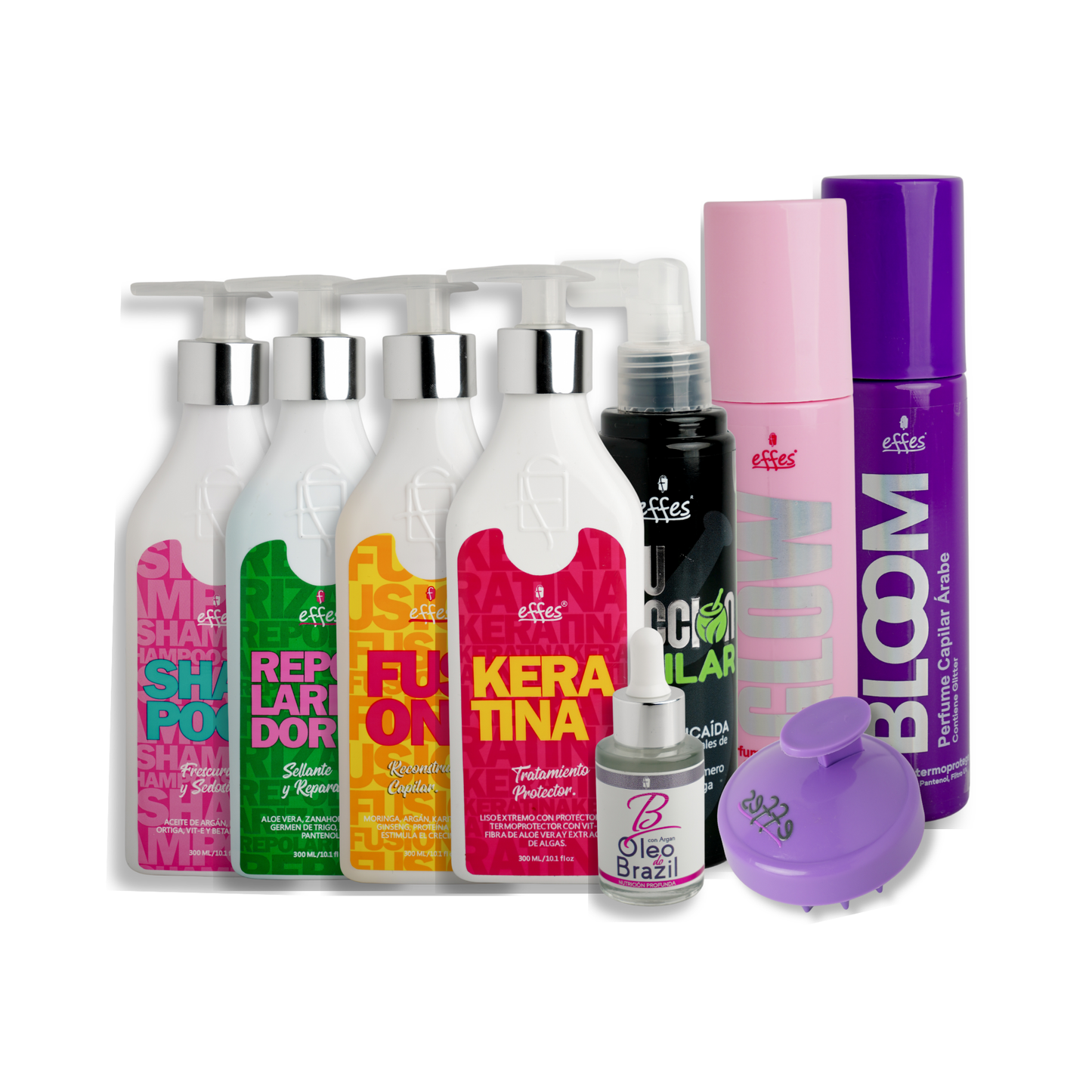 Kit Effes Premium Tratamiento Capilar Completo + Perfumes Capilares