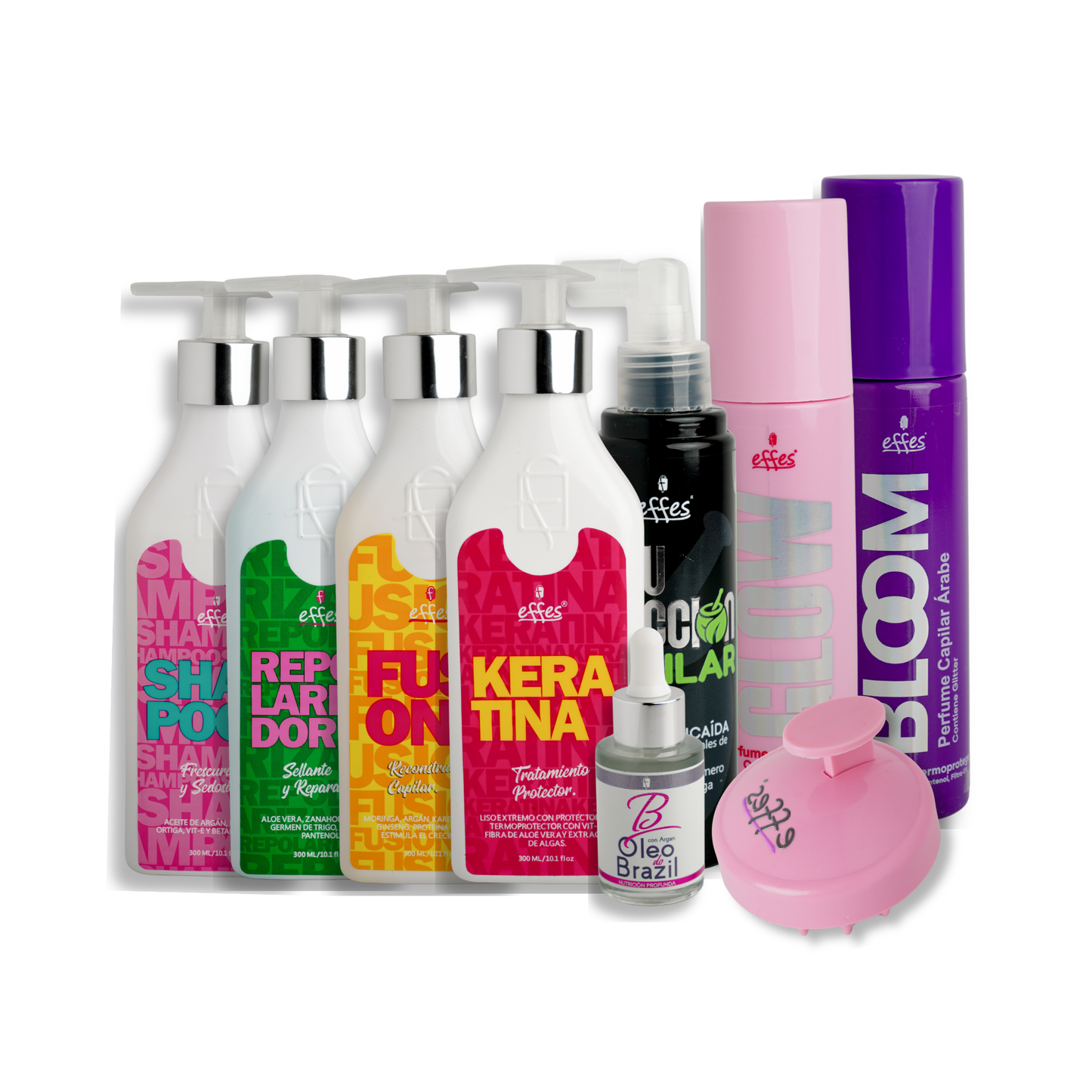 Kit Effes Premium Tratamiento Capilar Completo + Perfumes Capilares