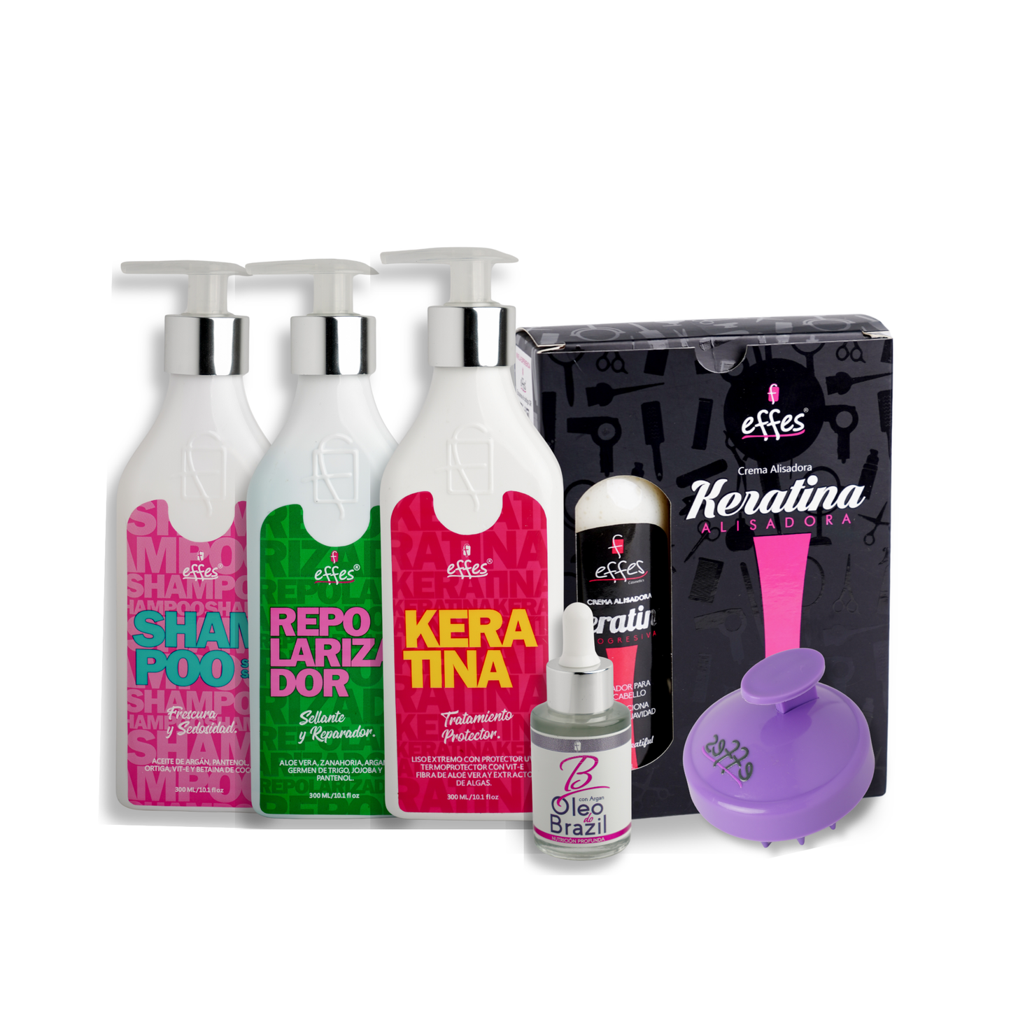 Kit Keratina x120 ml + Liso Perfecto Effes – Tratamiento Completo de Alisado