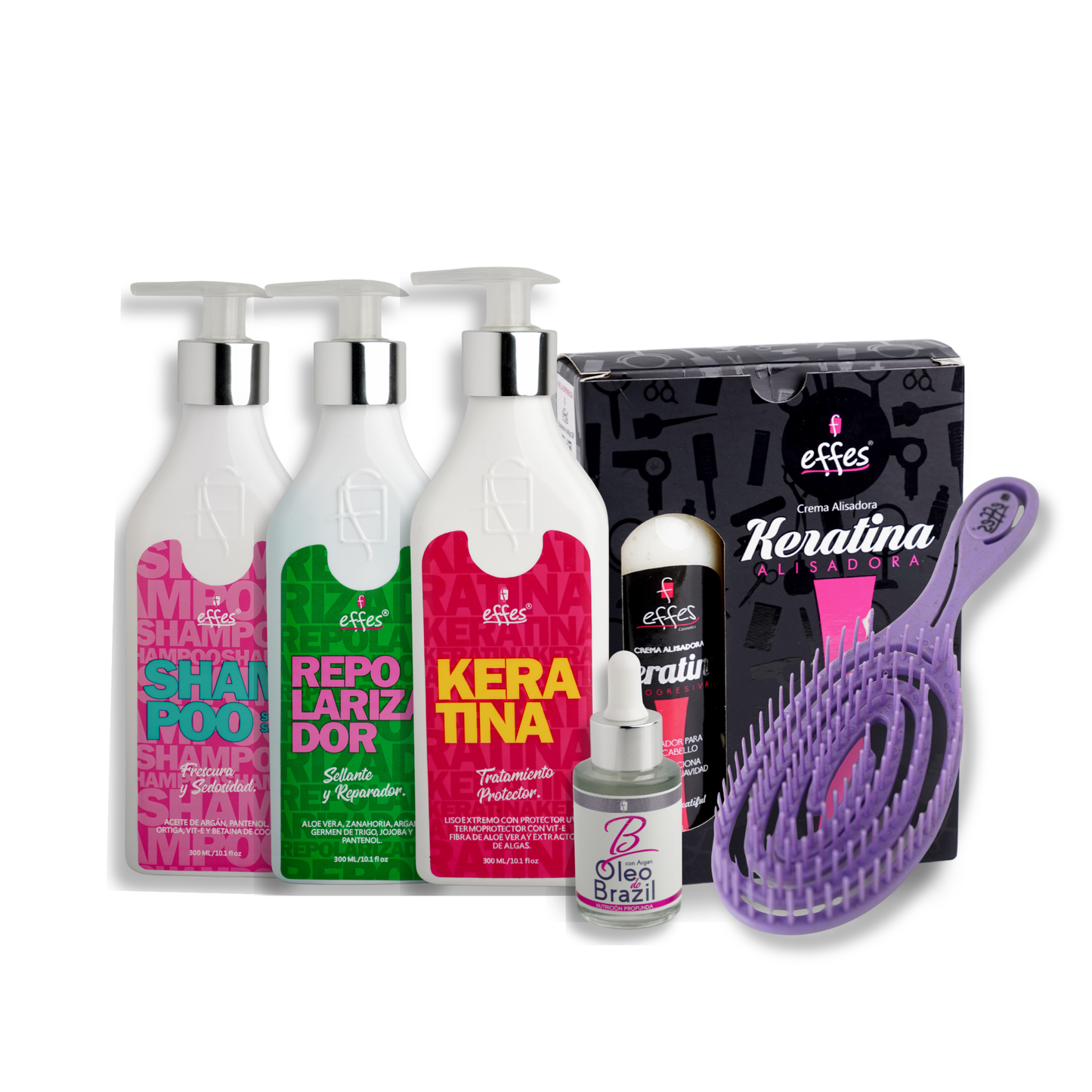 Kit Keratina x120 ml + Liso Perfecto Effes – Tratamiento Completo de Alisado